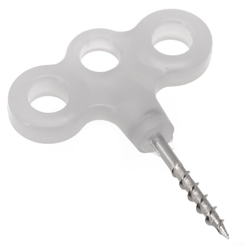 Campingpfahl-Set mit leuchtenden Köpfen für bessere Sichtbarkeit bei Nacht (schwarz (weiß (leuchtend) von SiSinkal