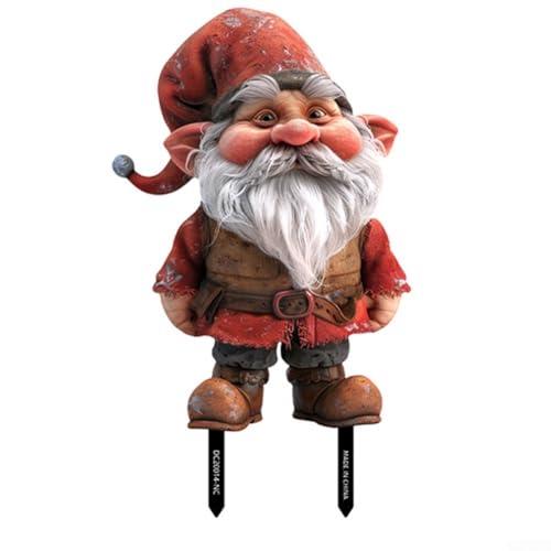 Dekorative PVC-Gartenkarten-Einlage, stabiler Bodenpfahl für den Außenbereich, für Feiertags-Gartendekoration (DC20014) von SiSinkal