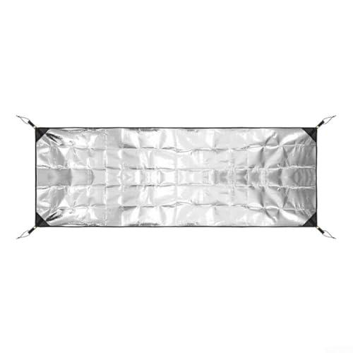 Doppelseitige Picknickmatte aus Aluminiumfolie mit verdickter PE-Schicht, reißfest und wasserdicht, ideal für Outdoor-Wandern, Camping und entspannende Aktivitäten (160 x 200 cm (70 x 200 cm (mit von SiSinkal