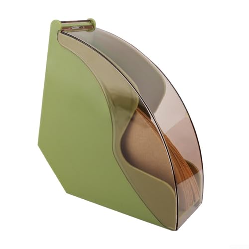 Drehbare Abdeckung Kaffeefilter Papierhalter Rack mit Acrylschutz (grün) von SiSinkal