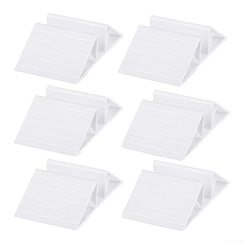 Dreieckige Stützfüße zur Verstärkung für Haustiergitterzäune, mit selbstständiger Unterseite für Stabilität und Sicherheit auf Holzbarrieren, erhältlich in mehreren Mengen (6 Stück) von SiSinkal