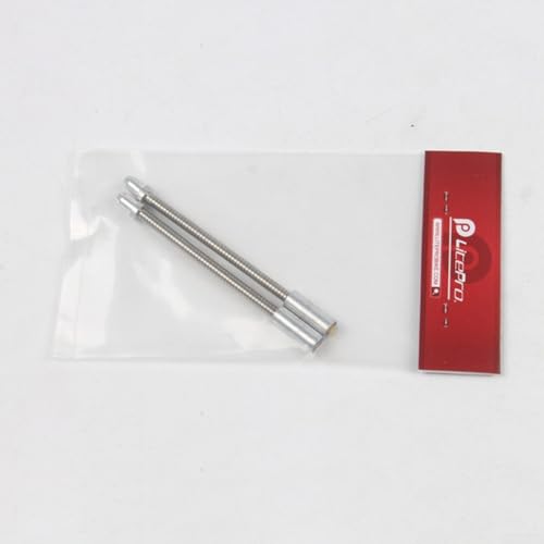 Edelstahl-Fahrradbremsnudel, 2 Stück, Federkabelführung für optimale Leistung (Silber) von SiSinkal