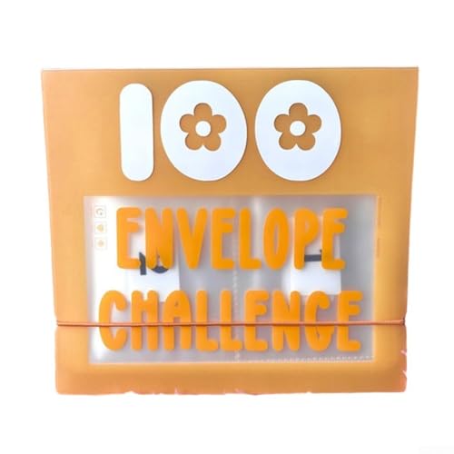 Effective Savings Challenge Binder 100 Slot System to Encourage Smart Money Management (yellow) von SiSinkal