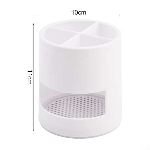 Elektrischer Zahnbürstenhalter für schnelle Entwässerung und einfache Reinigung, perfekt für Badezimmer oder Büro (weiß) von SiSinkal