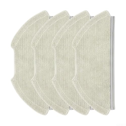 Ersatz-Mikrofaser-Wischtuch-Set für Airrobo T20+ und FIXR Roboter-Staubsauger, waschbare Bodenreinigungspads für Hartholz, Fliesen und Laminat-Oberflächen (4 Stück) von SiSinkal