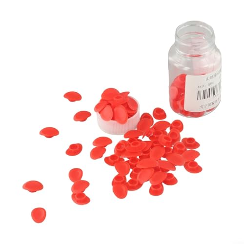 Fahrrad-Felgenpolster-Set, 100 Stück, für Rennräder und Mountainbikes, geeignet für Felgenlochgrößen 7, 3 mm und 8, 3 mm (MTB Rot) von SiSinkal