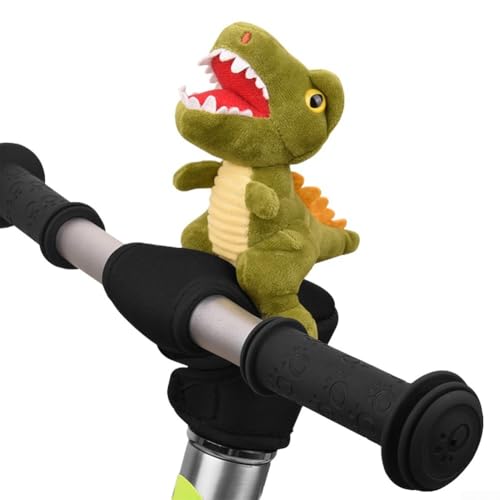 Fahrradlenkererhöhung für Kinder, vollständig umwickelte Cartoon-Abdeckung mit Sicherheitsfunktionen (grün) von SiSinkal