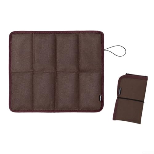 Faltbares Outdoor-Kissen mit feuchtigkeitsbeständiger Funktion, praktisch für Camping (Kaffee) von SiSinkal