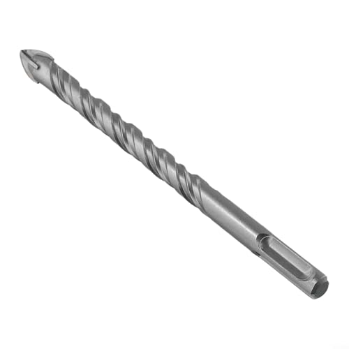 Fliesen-Porzellan-Bohrer mit Schaft, Hartmetallspitze für Keramik, Granit, Fliesen, Stein, Holz, Kunststoff, Beton, Wände, Bohren mit 4 Schneidkanten, legierter Stahl in Industriequalität (12 × 160 mm von SiSinkal