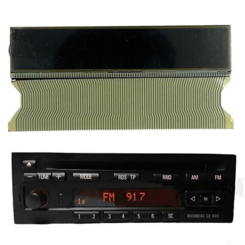 Für BMW Armaturenbrett LCD Display für Business CD RDS Radio CD23 Ersatz kompatibel mit E30, E36, E34, E32, E31 3 5 7 8 Serie und Z3 Modelle von SiSinkal