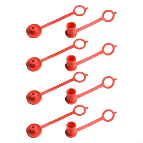 Hydraulische Kupplung Staubschutz-Kit 4 Sets für M22 1 5 Gewindeverbinder, effektiver Schutz vor Schmutz und Feuchtigkeit Hydraulische Kupplung Staubschutz-Kit 4 Sets für M22 1 5 Gewindeverbinder, effektiver Schutz vor Schmutz und Feuchtigkeit von SiSinkal