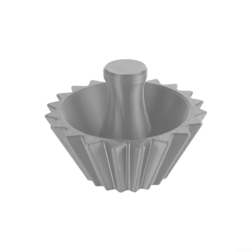 Kaffeefilter-Formhalter mit 20 Rippen für reibungslosen Wasserfluss, Kaffeefilter-Papierpresswerkzeug zum sicheren Halten des Filters für verbesserten Kaffeegeschmack (grau) von SiSinkal