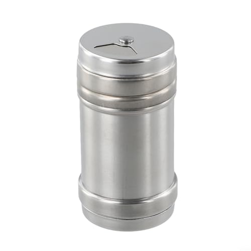 Kitchen Spice Storage Bottle Stainless Steel Condiment Dispenser with Removable Lid Salt Pepper Seasoning Container for Cooking BBQ(S) von SiSinkal