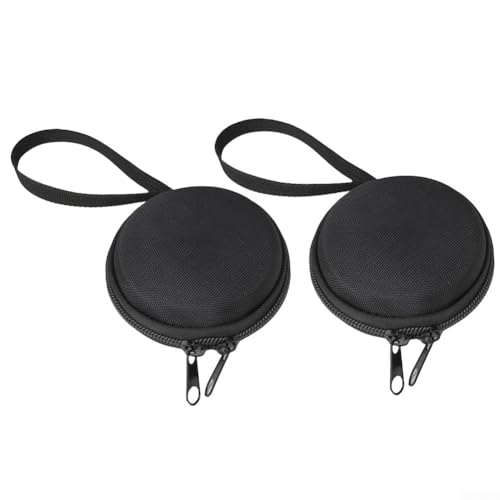 Kompakte Schlüsselbund-Münzgeldbörse zur Aufbewahrung von Zubehör, ideal für Reisen und Outdoor-Aktivitäten (schwarz) von SiSinkal