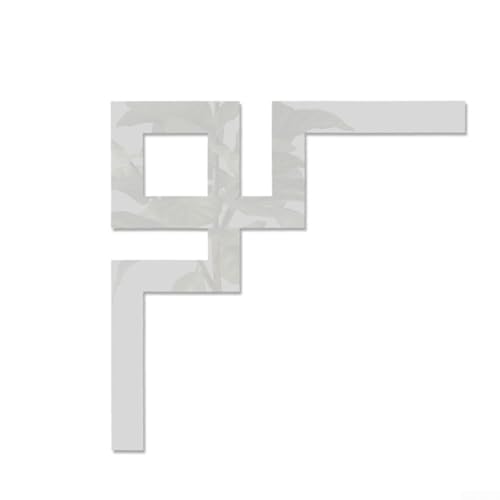 Kreative 3D Spiegel Wandaufkleber Stilvolle DIY Acryl Dekor für moderne Häuser (3 Silber) von SiSinkal