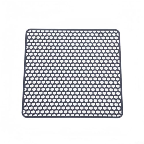 Küchenmatte, 30 cm, Silikon-Design, funktioniert als Spülbeckenschutz und Abtropfgestell in einem, Schwarz von SiSinkal