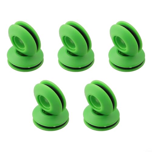 Kunststoff-Ösen-Set, runde Poolabdeckung, Planenösen, wetterbeständig, Hardware-Set für Stoff, Leinwand, DIY-Reparatur, wasserdichtes Material, für den Außenbereich (50 Stück, grün) von SiSinkal