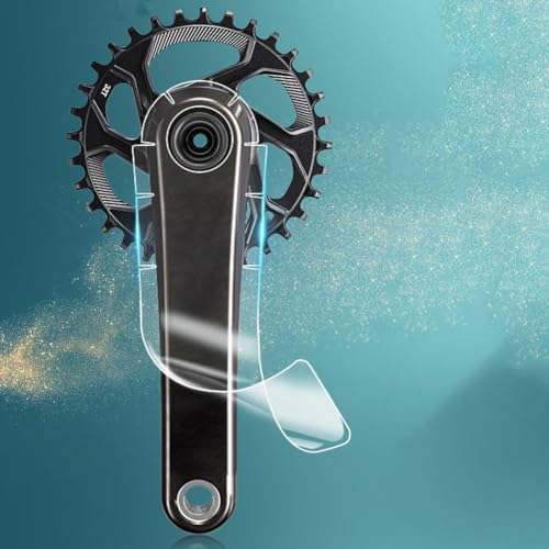 Kurbelschutz-Aufkleber-Set, entworfen, um Ihre Mountainbike-Komponenten vor Schäden zu schützen (A) von SiSinkal