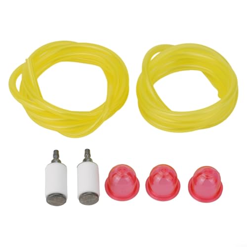 Laubbläser-Kraftstoffleitungs-Kit für McCulloch GBV325 GBV345 mit Glühbirnenfilter Ersatzteilen kompatibel mit mehreren Trimmerkettensägenmodellen 333 444 738 740 742 von SiSinkal