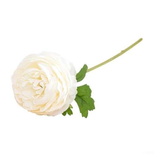 Lebendiger künstlicher Lotusblumenstrauß für Hochzeiten, schicke Deko-Lösung für jeden festlichen Anlass (weiß) von SiSinkal