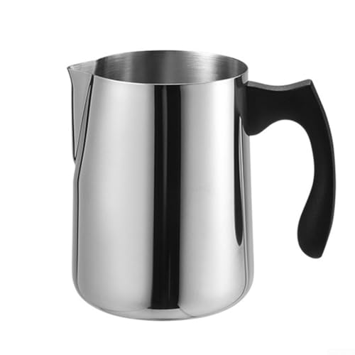 Milchaufschäumkrug Latte-Tasse, Edelstahl-Krug Latte Art Espressomaschine Zubehör Dampfkrug Cappuccino Kaffee Milchaufschäumer Tassen (900 ml) von SiSinkal