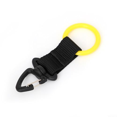 Mundstückhalter zum Tauchen mit Oktopus-Halterung und leichtem Design für Komfort (gelb) von SiSinkal