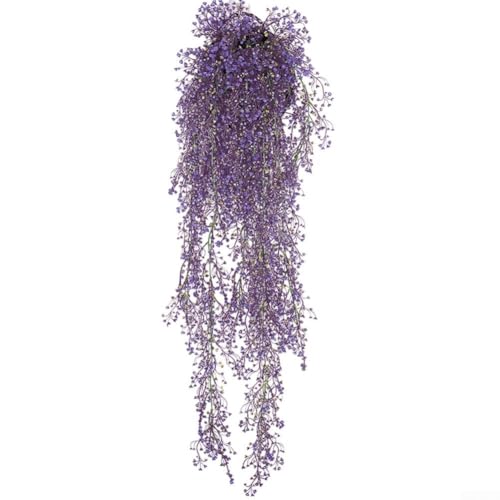 Natürlicher Weidenkorb für die Wand, perfekt für stilvolle und funktionale Dekoration (lila) von SiSinkal