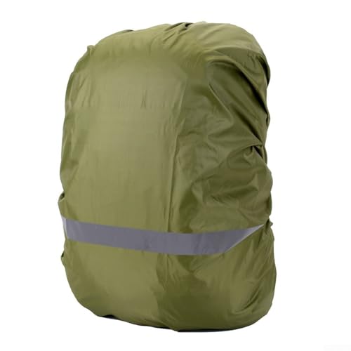 Outdoor Reiserucksack Regenschutz mit wasserdichtem Material und reflektierenden Streifen 1070L (L(XL(60-70L) grün) von SiSinkal