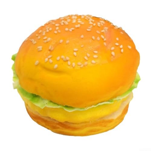 PU simuliertes Hamburgerbrötchen, dekoratives Werkzeug für Hotel, Restaurant, Lebensmittelpräsentation und kognitive pädagogische Anzeige, Requisite zur Verbesserung der visuellen Attraktivität PU simuliertes Hamburgerbrötchen, dekoratives Werkzeug für Hotel, Restaurant, Lebensmittelpräsentation und kognitive pädagogische Anzeige, Requisite zur Verbesserung der visuellen Attraktivität von SiSinkal