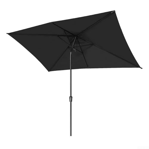 Reichlich Schatten mit 160 g/m² Polyester-Überdachung, perfekt für Ihren Garten oder Veranstaltungen im Freien (schwarz) von SiSinkal