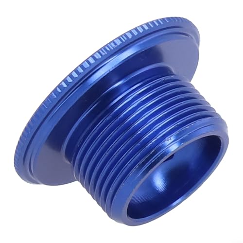 Robuste Aluminium-Kurbelgarnitur-Abdeckkappe mit präzisionsgefrästen Schrauben für Mountainbiken (blau) von SiSinkal