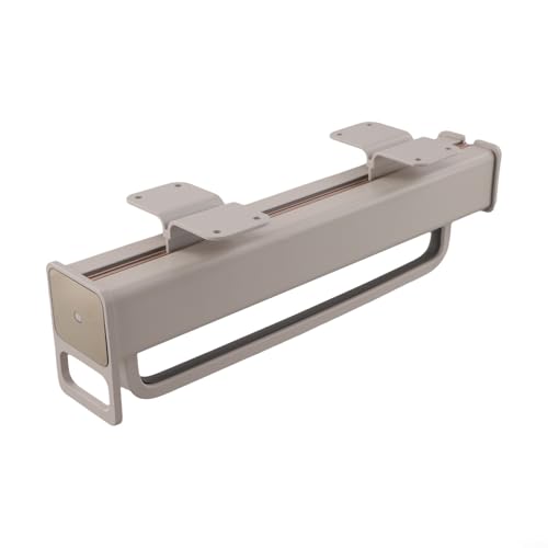 Robuster ausziehbarer Kleiderbügel, Aluminiumlegierung, Teleskopstange für den täglichen Gebrauch im Kleiderschrank (grau, 30 cm) von SiSinkal