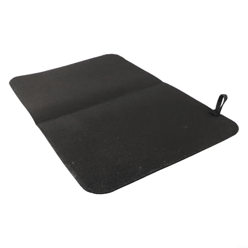 Rutschfeste Bodenauflage, Duschraum, saugfähiger Filz, Sauna-Badematte mit Aufhängeschlaufe für Dampfbad, Badezimmer (schwarz) von SiSinkal