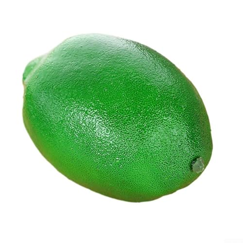 Schillernde Vielfalt an künstlichen Früchten für einladende Atmosphäre in Esszimmer oder Wohnräumen (Limette) von SiSinkal