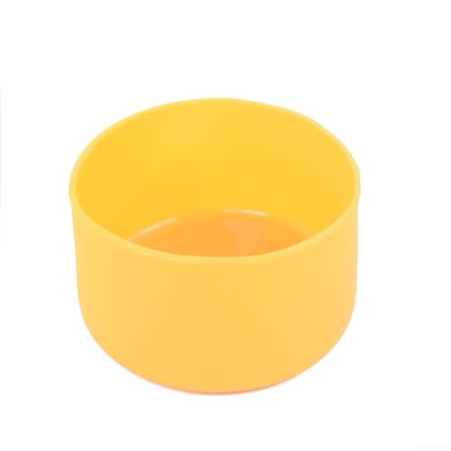 Schützende Silikonhülle für 340 ml, 680 ml, 907 ml und 1134 ml, rutschfestes Design für Sicherheit (340 ml, 680 ml, gelb) von SiSinkal
