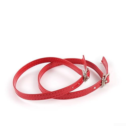 Schuhriemen mit verstellbaren Knöchelschnallen für individuellen Komfort und Stil (rot) von SiSinkal
