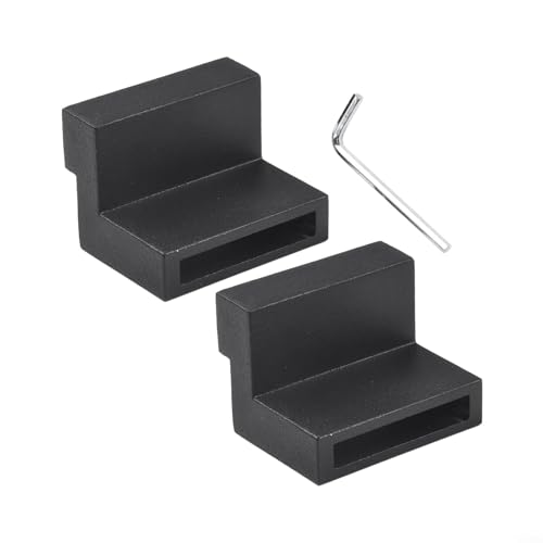 Schutzblech-Schiebetür-Schienentor-Stopper aus Metalllegierung mit Schraubenschlüssel für verstellbare und sichere Befestigung an Scheunentürschienen Schutzblech-Schiebetür-Schienentor-Stopper aus Metalllegierung mit Schraubenschlüssel für verstellbare und sichere Befestigung an Scheunentürschienen von SiSinkal