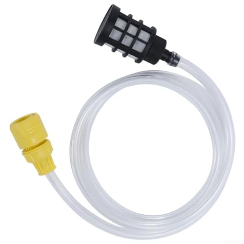 Selbstansaugender Wasserzulaufschlauch, 1,5 m Hochdruckreiniger-Saugrohr für Kärcher K2 K3 K4 K5 Serie mit 2 Anschlüssen (1,5 m Saugnapf) von SiSinkal