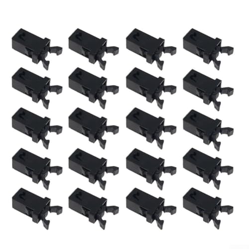 Selbstschließende Mülltonnen-Verriegelungs-Clips für effektiven Ersatz, stabile Touch-Deckel-Lösungen (schwarz, 20 Stück) von SiSinkal