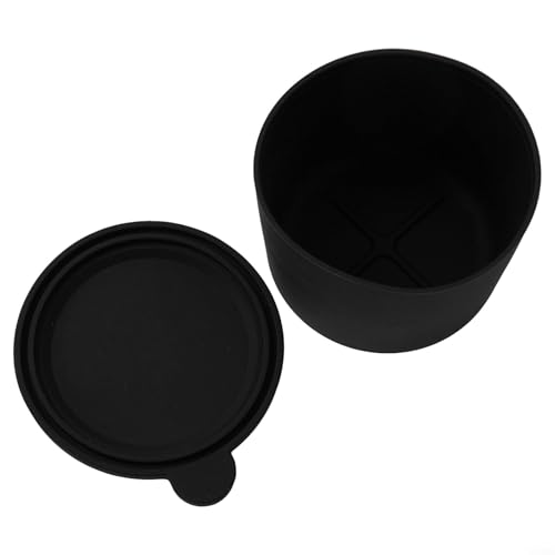 Silikon-Eiswürfelformen, 4 Stück, mit Deckel, kompatibel mit Eisrasierer-Aufsatz, gefriergeeignet, Schwarz Silikon-Eiswürfelformen, 4 Stück, mit Deckel, kompatibel mit Eisrasierer-Aufsatz, gefriergeeignet, Schwarz von SiSinkal
