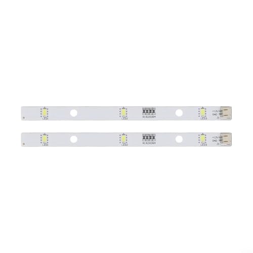 Sisinkal 2 x LED-Lichtleiste für Rongsheng Kühlschrank E349766 MDDZ-162A 1629348 DC12V 2W Kaltweiß Beleuchtung 16cm Ersatzteile kompatibel mit Hisense Modellen Sisinkal 2 x LED-Lichtleiste für Rongsheng Kühlschrank E349766 MDDZ-162A 1629348 DC12V 2W Kaltweiß Beleuchtung 16cm Ersatzteile kompatibel mit Hisense Modellen von SiSinkal