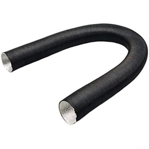Sisinkal 60 mm Aluminium-Heizungsk, Standheizung, Ansaugschlauch, schwer entflammbar, flexibles Rohr für Fahrzeug-Luftsysteme (80 cm) von SiSinkal