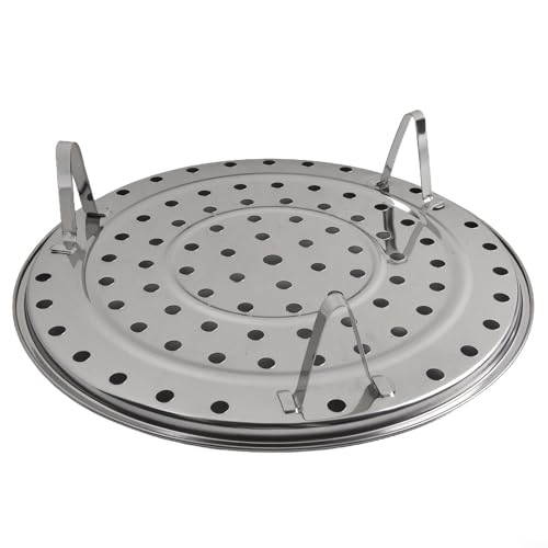 Sisinkal Edelstahl-Dampfgarer-Gestell mit 3 abnehmbaren Füßen zum Kochen, runde Dampfplatte, Mehrzweck-Küchenhelfer für Töpfe, Pfannen, Kochgeschirr, erhältlich in 6 Größen, 18–30 cm Durchmesser (20 Sisinkal Edelstahl-Dampfgarer-Gestell mit 3 abnehmbaren Füßen zum Kochen, runde Dampfplatte, Mehrzweck-Küchenhelfer für Töpfe, Pfannen, Kochgeschirr, erhältlich in 6 Größen, 18–30 cm Durchmesser (20 von SiSinkal