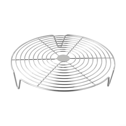 Sisinkal Edelstahl Dampfgarer Rack Topf Dampftablett Knödel Eier Grill Ständer Multifunktional Kochen Utensil Küche Gadget Lebensmittel Dämpfen Halter Geschirrspüler (24 cm) von SiSinkal