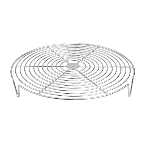 Sisinkal Edelstahl Dampfgarer Rack Topf Dampftablett Knödel Eier Grill Ständer Multifunktional Kochen Utensil Küche Gadget Lebensmittel Dämpfen Halter Geschirrspüler (28 cm) von SiSinkal