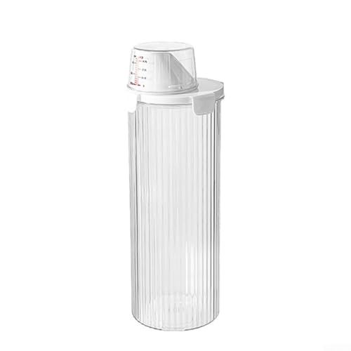 Sisinkal Frischhaltedose Küche Organizer Mülleimer mit Ausgießer Messbecher Deckel für Reis, Mehl, Zucker, Körner, Nüsse, Bohnen, Snacks, Müsli, Tiernahrung, luftdichter Verschluss, transparent (groß) Sisinkal Frischhaltedose Küche Organizer Mülleimer mit Ausgießer Messbecher Deckel für Reis, Mehl, Zucker, Körner, Nüsse, Bohnen, Snacks, Müsli, Tiernahrung, luftdichter Verschluss, transparent (groß) von SiSinkal