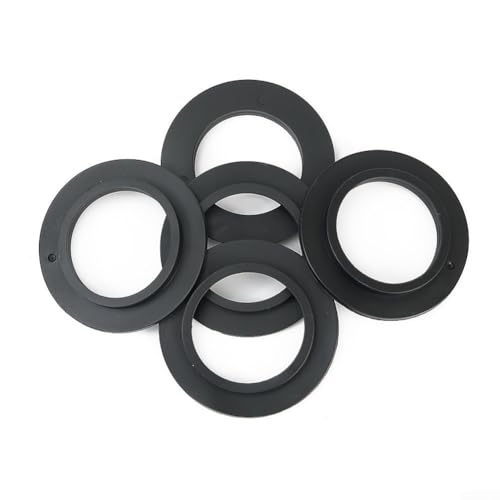 Sisinkal Gummidichtung für Küchenspüle, Korb, Sieb, Ersatzteile, schwarz, flexibles Material, wasserdichte Dichtung (für 82 - 83 mm), 5 Stück von SiSinkal