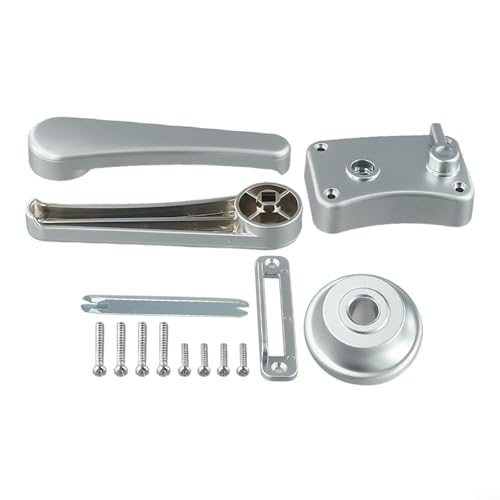 Sisinkal Türriegel aus Zinklegierung, Chrom-Finish, ergonomisches Design, einfach zu installieren, Badezimmerschloss für Boote, Wohnmobil, Wohnwagen von SiSinkal