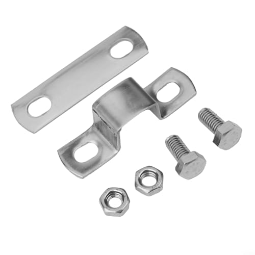 Sisinkal U-förmige Verbindungshalterung, 25 mm x 25 mm, 304 Edelstahl, Stützklemme für Rohre, Kabel, Ausrüstung, industrielle Hardware, Montagehalterung, Befestigungszubehör, 78 mm Länge von SiSinkal
