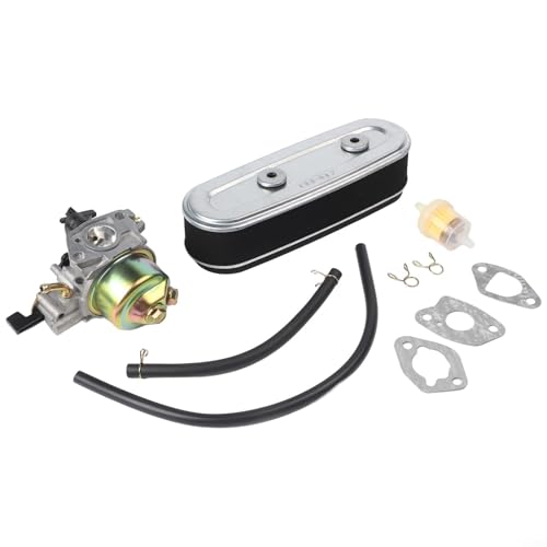 Sisinkal Vergaser Kit für Honda HR194 HR195 HR214 HRA214 HR215 HR216 HRA216 HRC216 Rasenmäher mit Luftfilter Tune Up Kit Metall Silber Ersatzteile von SiSinkal